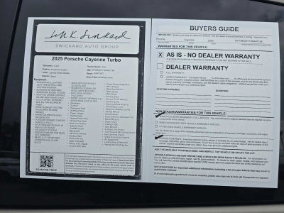 2025 Porsche Cayenne Turbo E-Hybrid