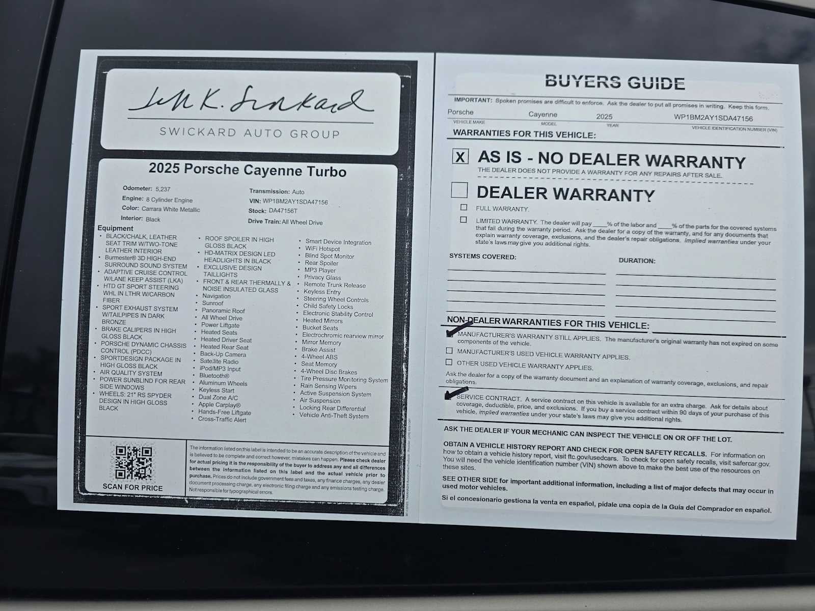 2025 Porsche Cayenne Turbo E-Hybrid