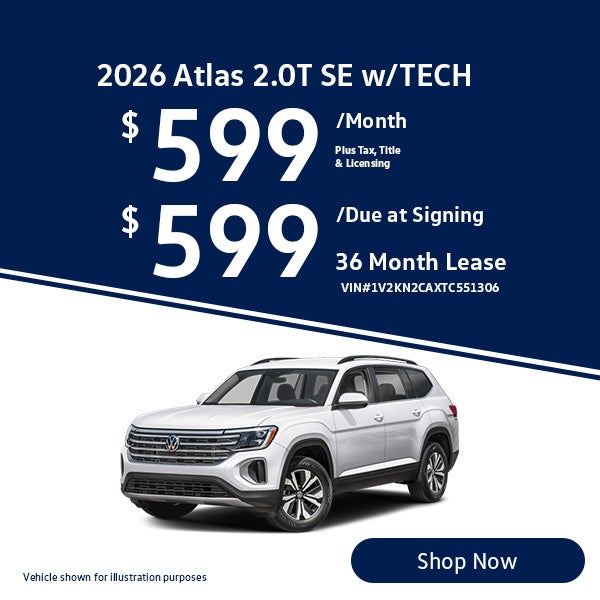 2026 Volkswagen Atlas 2.0T SE w/Technology