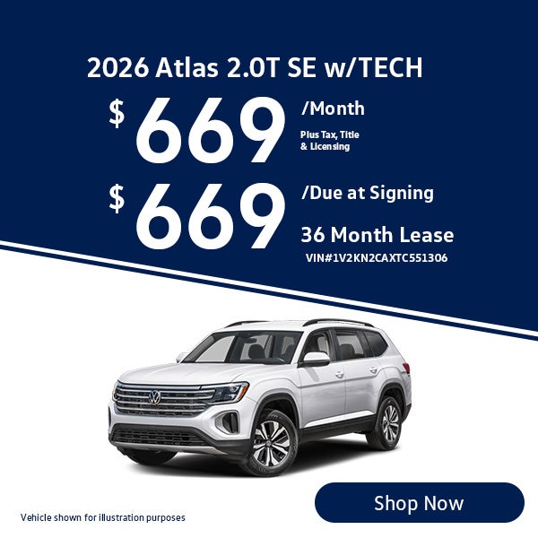 2026 Volkswagen Atlas 2.0T SE w/Technology