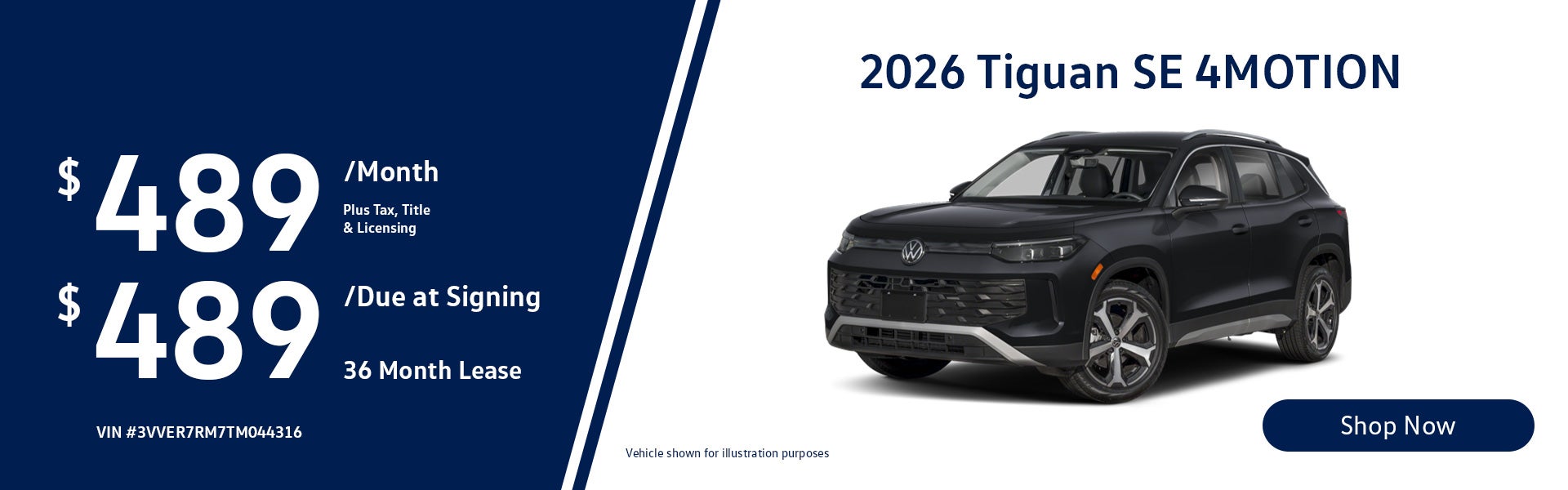 2026 Volkswagen Tiguan SE