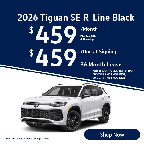 2026 Volkswagen Tiguan SE R-Line Black